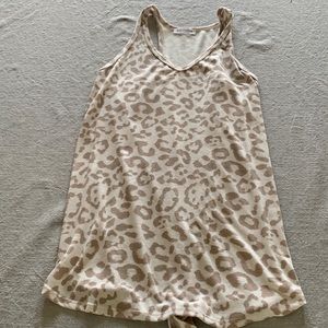 Leopard tank top